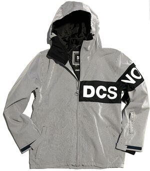 DC Propaganda Snowboard Jacket Mens Size XL Hickory Stripe NWT ADYTJ03085 XLARGE